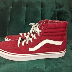 Vans sk8-hi 11.5 red